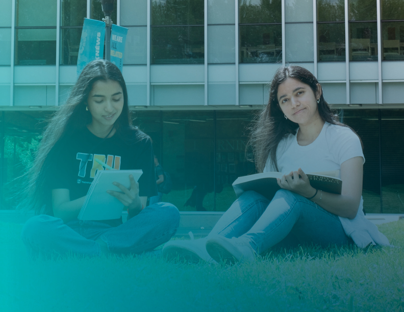 TRU student at graduation ceremony